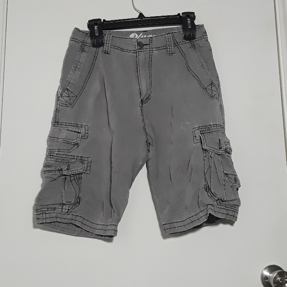 Gray Cargo Shorts